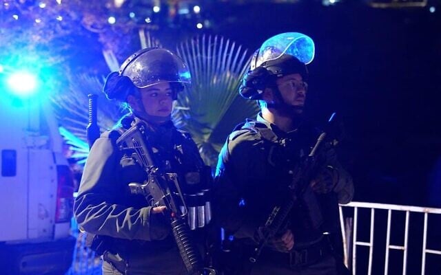 Illustrative: Israel Police and Border Police operating in East Jerusalem. (Israel Police)