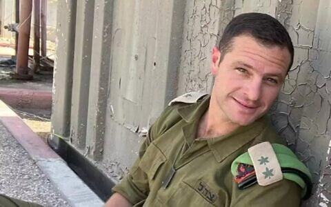 Lt. Col. Yonatan Tzor who was killed on October 7, 2023. (Courtesy)