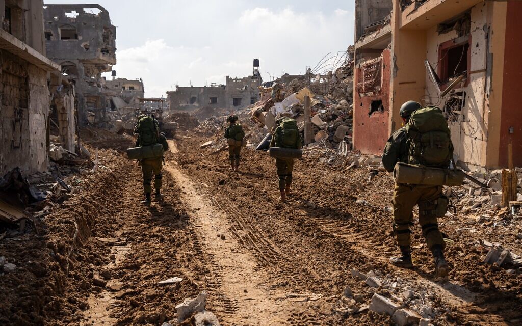 Troops operating in the West Bank in an undated photo released January 13, 2024 (Israel Defense Forces)