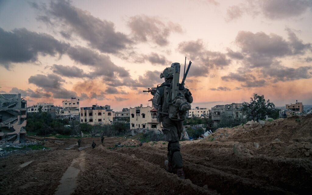 IDF forces operating in the Gaza Strip in images released on January 16, 2024. (IDF)