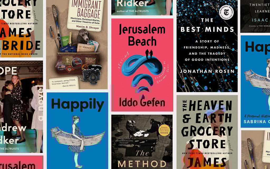 Some of 2023's best Jewish books. (JTA collage by Mollie Suss)