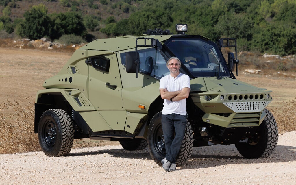 Plasan director of design Nir Kahn. (Courtesy of Plasan)