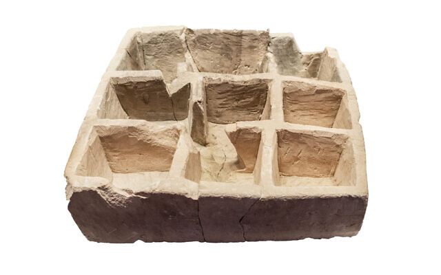 The limestone box discovered during the Israel Antiquities Authority excavations in the City of David. (Zohar Shemesh/Israel Museum) The limestone box discovered during the Israel Antiquities Authority excavations in the City of David. (Zohar Shemesh/Israel Museum)
