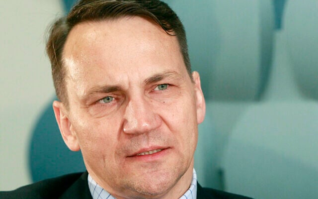 Radek Sikorski speaks to The Associated Press in Warsaw, Poland, on May 16, 2016 (AP Photo/Czarek Sokolowski, File) Radek Sikorski speaks to The Associated Press in Warsaw, Poland, on May 16, 2016 (AP Photo/Czarek Sokolowski, File)