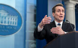 White House national security communications adviser John Kirby speaks at a press briefing at the White House in Washington, Thursday, Feb. 15, 2024. (AP Photo/Andrew Harnik)