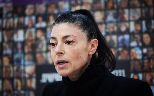 Labor party leader MK Merav Michaeli leads a faction meeting at the Knesset in Jerusalem on January 29, 2024. (Yonatan Sindel/Flash90) Labor party leader MK Merav Michaeli leads a faction meeting at the Knesset in Jerusalem on January 29, 2024. (Yonatan Sindel/Flash90)