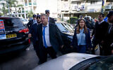 National Security Minister Itamar Ben Gvir in Tel Aviv on February 27, 2024. (Avshalom Sassoni/Flash90)