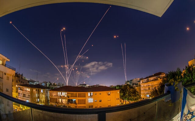 The Iron Dome in action The Iron Dome in action