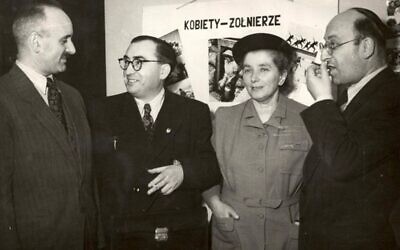Legendary Warsaw Ghetto historian Rachel Auerbach. (USHMM)