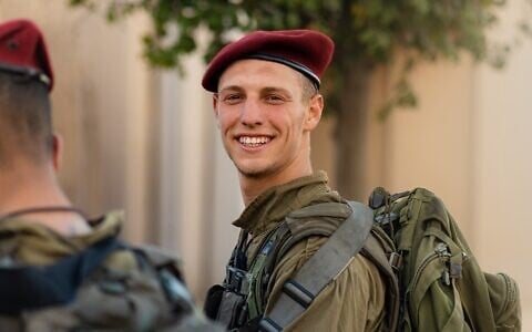 Sgt. Binyamin Meir Airley was killed fighting Hamas terrorists in the northern Gaza Strip on November 18, 2023. (courtesy)