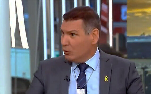 Channel 13 reporter Gil Tamari speaks during a panel discussion on February 11, 2024. (Screenshot, used in accordance with Clause 27a of the Copyright Law) Channel 13 reporter Gil Tamari speaks during a panel discussion on February 11, 2024. (Screenshot, used in accordance with Clause 27a of the Copyright Law)