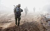 IDF soldiers operate in the Gaza Strip in an image published February 5, 2024. (Israel Defense Forces)