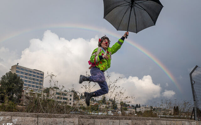 Policewoman Az-Oolay in Jerusalem. (Shai Kendler)