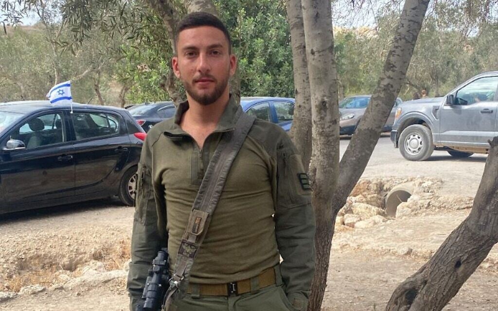 Staff Sgt. Noam Haba of the Paratrooper Brigade's 202nd Battalion, who the IDF announced was killed fighting in southern Gaza on February 15, 2024. (Israel Defense Forces)