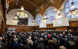 The International Court of Justice holds public hearings on the request for an advisory opinion on the Legal Consequences arising from the Policies and Practices of Israel in the Occupied Palestinian Territory, including East Jerusalem, from February 19 to February 26 at the Peace Palace in The Hague in the Netherlands. (International Court of Justice)