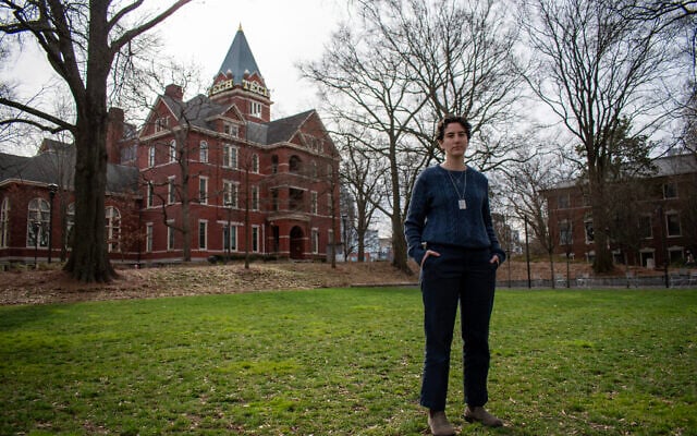 Talia Segal, a fourth-year biomedical engineering student at the Georgia Institute of Technology in Atlanta, fears not only for her physical safety but struggles with 'the lack of emotional safety' in the United States. (Katja Ridderbusch)