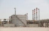 Illustrative: A handout picture provided on April 30, 2017, shows a general view of the Setareh Khalij Fars (Star of the Persian Gulf) oil refinery in the Iranian port city of Bandar Abbas. (Handout/Iranian Presidency/AFP)