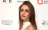 Freed hostage Mia Schem attends Elton John AIDS Foundation's 32nd Annual Academy Awards Viewing Party on March 10, 2024, in West Hollywood, California. (Anna Webber / GETTY IMAGES NORTH AMERICA / Getty Images via AFP)