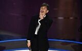 Irish actor Cillian Murphy accepts the award for Best Actor in a Leading Role for 'Oppenheimer' onstage during the 96th Annual Academy Awards at the Dolby Theatre in Hollywood, California on March 10, 2024. (Patrick T. Fallon / AFP)
