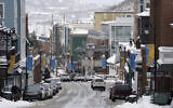 Main Street is shown Thursday, Jan. 28, 2021, in Park City, Utah. (AP Photo/Rick Bowmer)