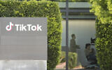 People work inside the TikTok Inc. building in Culver City, California, on March 11, 2024. (AP Photo/Damian Dovarganes)