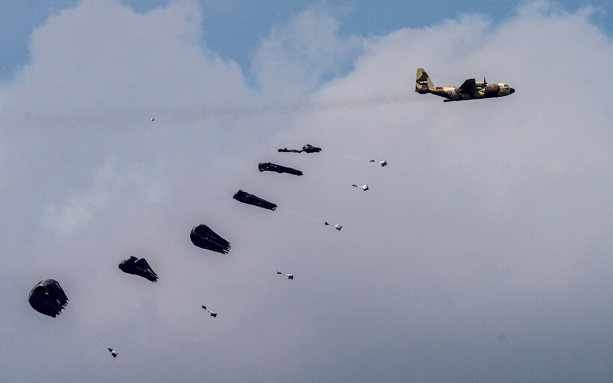 Israel set to allow Jordan and UAE to resume humanitarian airdrops in Gaza  | The Times of Israel