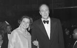 Author Roald Dahl and his wife, actress Patricia Neal, arrive for the premiere of 'The Subject Was Roses,' in New York, December 10, 1968. (AP Photo/Dave Pickoff)