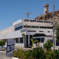 Egypt's Taba Border Crossing, outside Eilat, August 6, 2023. (Noam Revkin Fenton/Flash90)