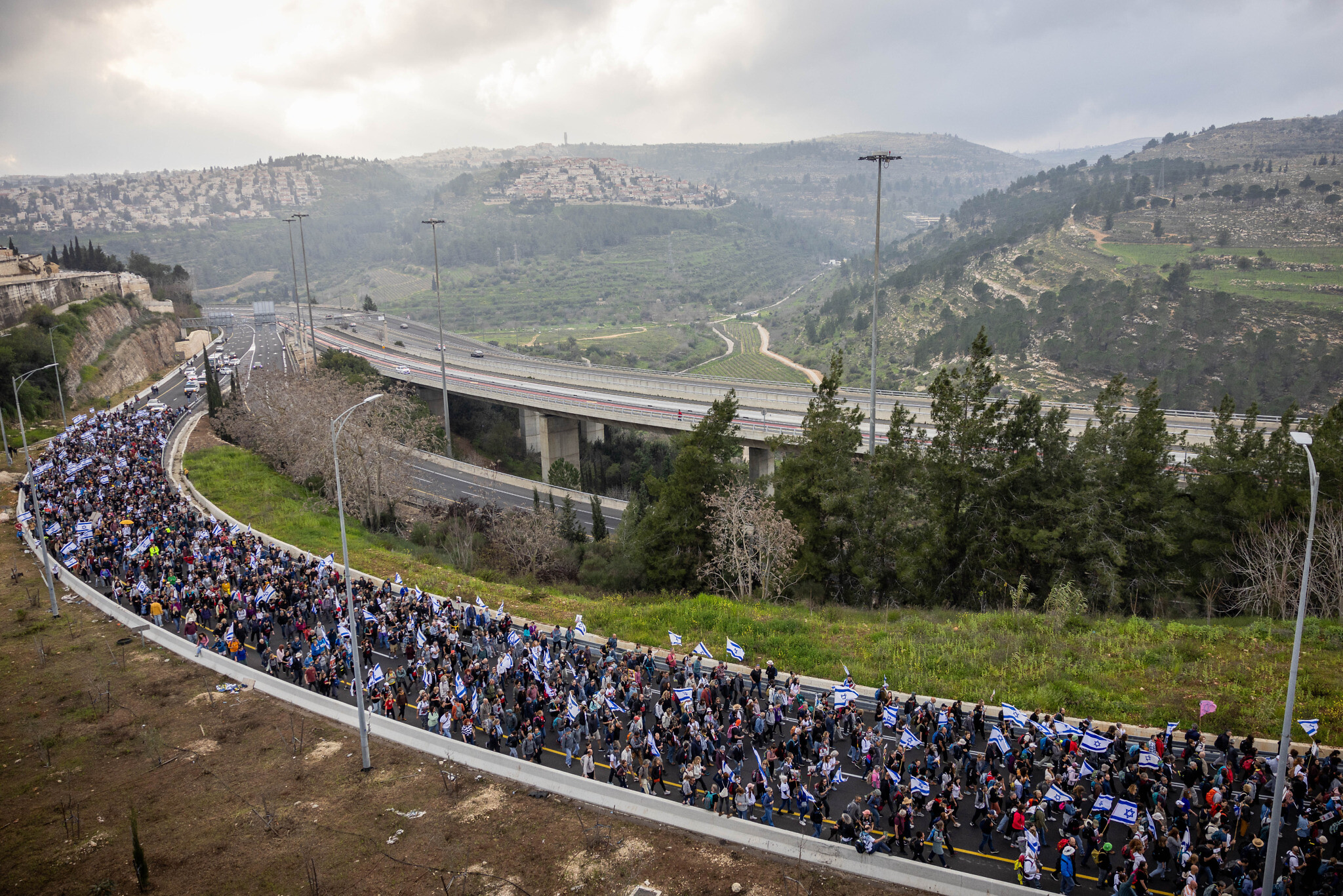 Thousands rally in Jerusalem after four-day march for hostages' return ...