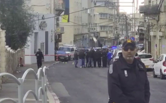 Police investigate the murder of a woman in her 30s outside a Haifa nightclub, March 9, 2024. (Screenshot: Channel 12 News, used in accordance with Clause 27a of the Copyright Law) Police investigate the murder of a woman in her 30s outside a Haifa nightclub, March 9, 2024. (Screenshot: Channel 12 News, used in accordance with Clause 27a of the Copyright Law)