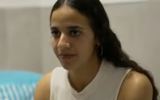 Gaya Zubery speaks to Channel 12 at Tel Hashomer's Shiba Medical Center in a report broadcast March 1, 2024. (Screen capture: Channel 12, used in accordance with Clause 27a of the Copyright Law)