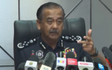 Illustrative: Inspector General of Malaysian Police, Razarudin Husain, at a press conference in Kuala Lampur, Malaysia, October 10, 2023. (Screen capture: Youtube/Associate Press Archive, used in accordance with Clause 27a of the Copyright Law)