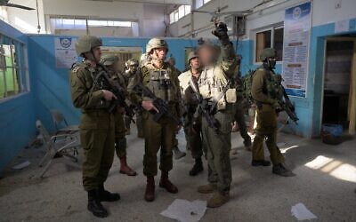 IDF Chief of Staff Lt. Gen. Herzi Halevi at Gaza City's Shifa Hospital, March 20, 2024. (Israel Defense Forces)