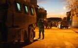 The Israel Defense Forces operates in the West Bank, March 13, 2024. (IDF)