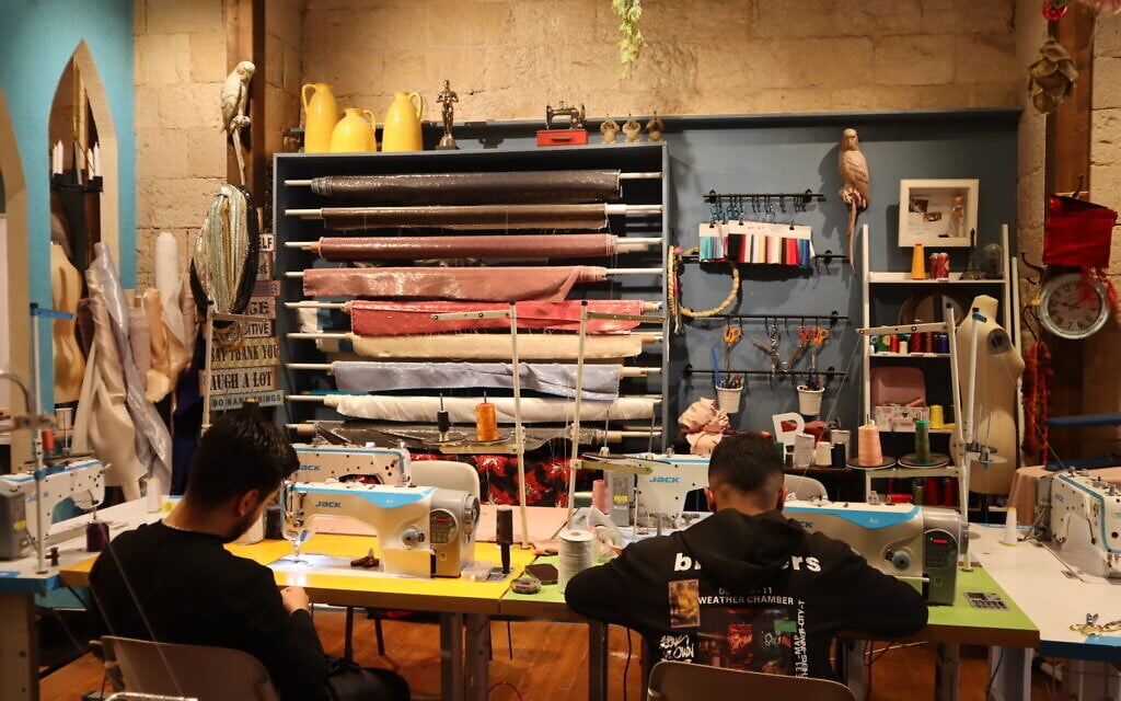 A fashion academy in Nazareth's old town, March 2024. (Shmuel Bar-Am)