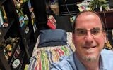 Ron Hassner at his sleep-in protest (via Shalom Hartman Institute)