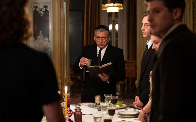 Lior Ashkenazi as 'Sol' in episode one of Hulu's 'We Were the Lucky Ones.' (Vlad Cioplea/Hulu)
