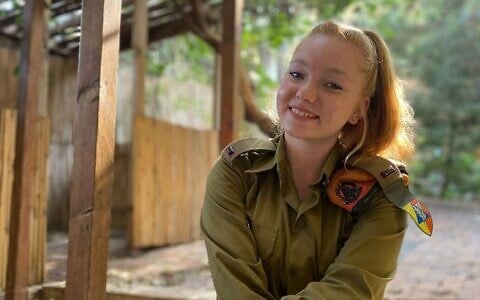 Cpt. Alina Pravosudova who was killed on the Urim base on October 7, 2023. (Courtesy)