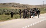 IDF troops search for a missing 14-year-old boy in the West Bank, April 12, 2024. (Israel Defense Forces)
