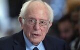 Sen. Bernie Sanders talks to the media as he walks to the House chamber before President Joe Biden's State of the Union address at the US Capitol, through March 7, 2024, in Washington. (AP Photo/ Jose Luis Magana, File)