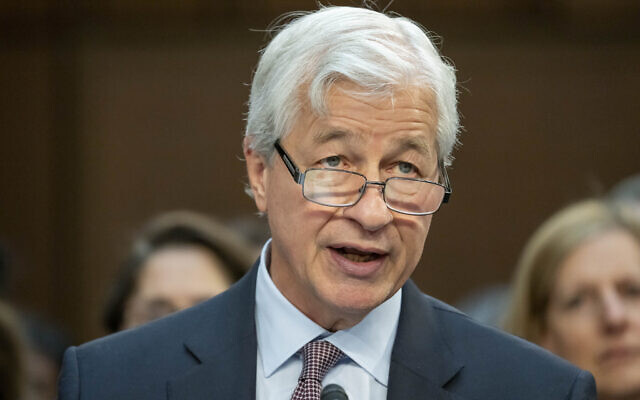 File: Jamie Dimon, chairman and CEO, JPMorgan Chase, speaks during a Senate hearing on Capitol Hill, Dec. 6, 2023 in Washington (AP Photo/Alex Brandon, File) File: Jamie Dimon, chairman and CEO, JPMorgan Chase, speaks during a Senate hearing on Capitol Hill, Dec. 6, 2023 in Washington (AP Photo/Alex Brandon, File)