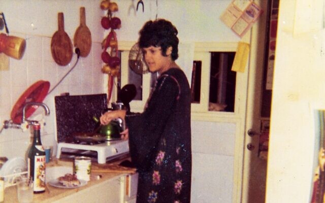 Food writer Joan Nathan during her days living in Jerusalem, in 1971 (Courtesy of Nathan family collection)