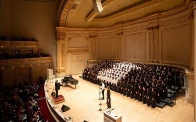 Performance of HaZamir: The International Jewish Teen Choir at Carnegie Hall in New York City on April 7, 2024 (Wah Leong) Performance of HaZamir: The International Jewish Teen Choir at Carnegie Hall in New York City on April 7, 2024 (Wah Leong)