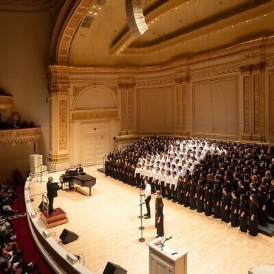 Performance of HaZamir: The International Jewish Teen Choir at Carnegie Hall in New York City on April 7, 2024 (Wah Leong) Performance of HaZamir: The International Jewish Teen Choir at Carnegie Hall in New York City on April 7, 2024 (Wah Leong)