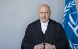 Karim Khan, the chief prosecutor of the International Criminal Court (Courtesy: ICC)