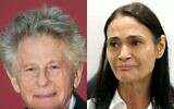 This combination of photos created on May 14, 2024 shows French-Polish director and former president of the Jury, Roman Polanski, left, on September 7, 2019 in Deauville, France; British actress Charlotte Lewis, right, on May 14, 2024. (LOIC VENANCE and Thomas SAMSON/AFP)