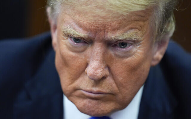 Former US president Donald Trump appears at Manhattan criminal court in New York, Thursday, May 30, 2024. (AP Photo/Seth Wenig, Pool) Former US president Donald Trump appears at Manhattan criminal court in New York, Thursday, May 30, 2024. (AP Photo/Seth Wenig, Pool)