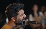 Musician Orian Shukron sings 'My Sunny Son,' the song he wrote in April 2024 about hostage Omer Shem Tov (Screenshot)