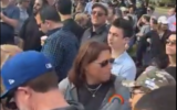 Members of Toronto's Jewish community escorting Eitan Cohen to school, May 17, 2024. (X screenshot)