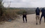 Hamas terrorists shoot at the Israeli town of Bat Hefer from the Tulkarem area in the West Bank. (Screenshot: X; used in accordance with Clause 27a of the Copyright Law)